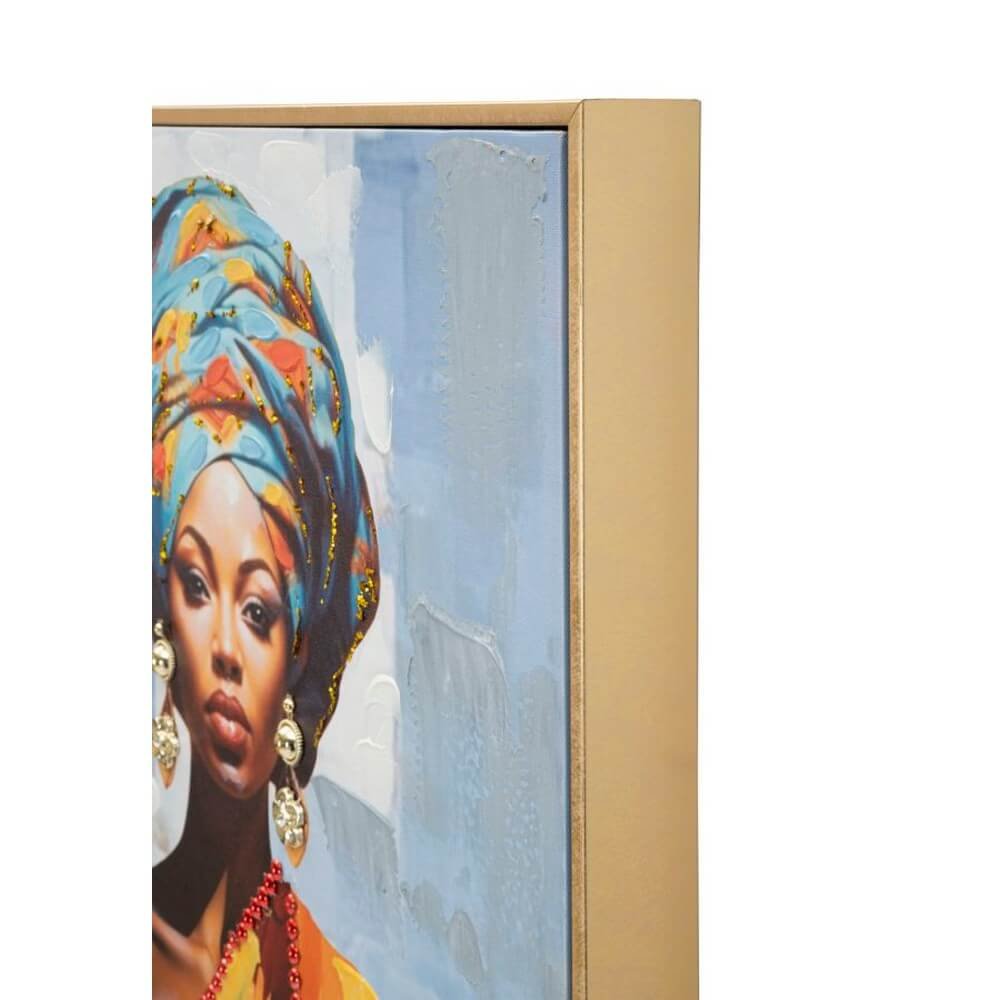 Dipinto su Tela con Cornice cm 72X4,5X102 - DAPHNE