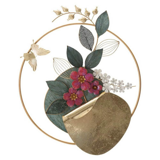 Decorazione Parete Ferro Giardino cm 67X8X74 - GARD