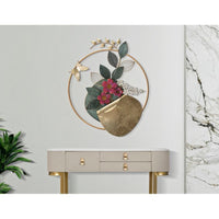 Decorazione Parete Ferro Giardino cm 67X8X74 - GARD