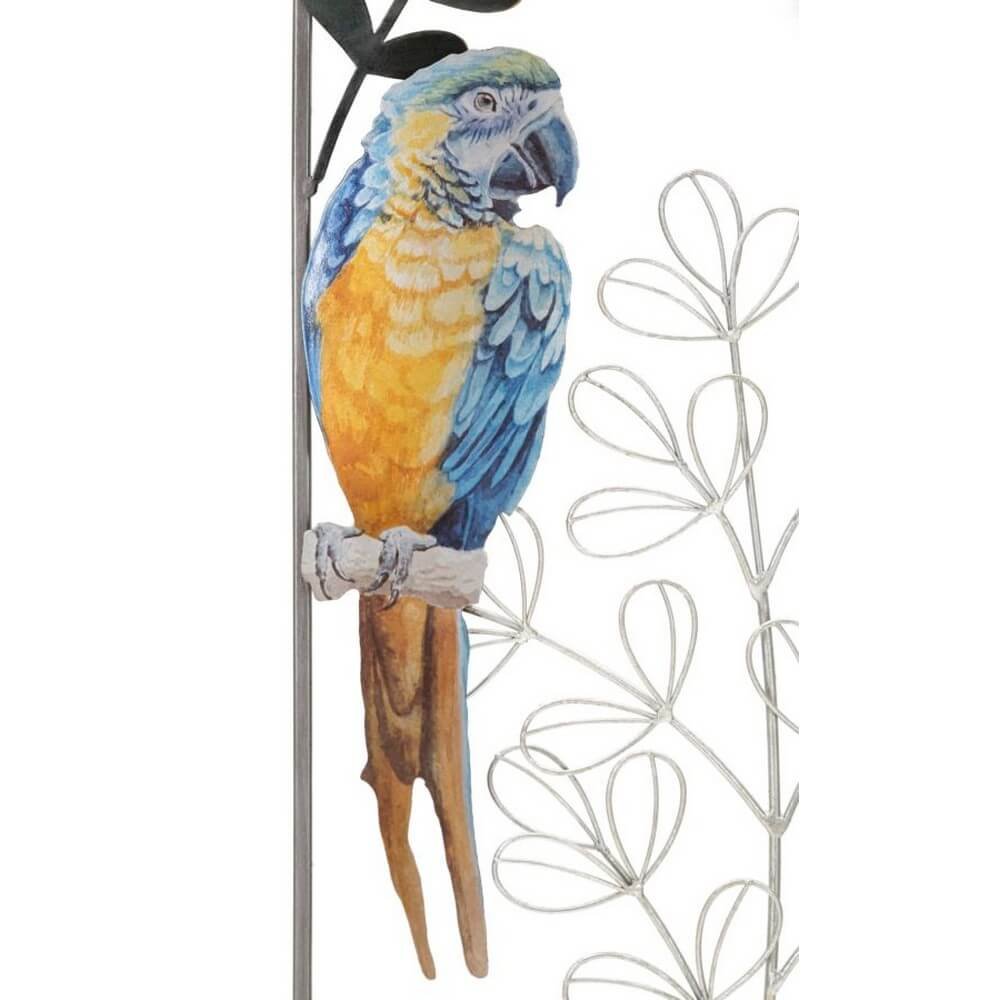 Decorazione Parete Ferro Pappagallo cm 28,6X2,5X74,3 - PARROT
