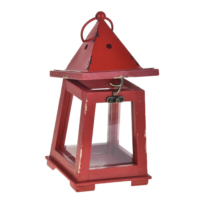 Set 2 Lanterne Red 115x115 H 22 cm