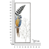Decorazione Parete Ferro Pappagallo cm 28,6X2,5X74,3 - PARROT