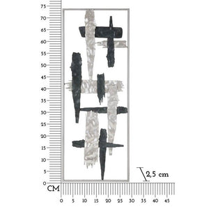 Decorazione Parete Ferro Nuova Arte cm 28,6X2,5X74,3 - NEWRT