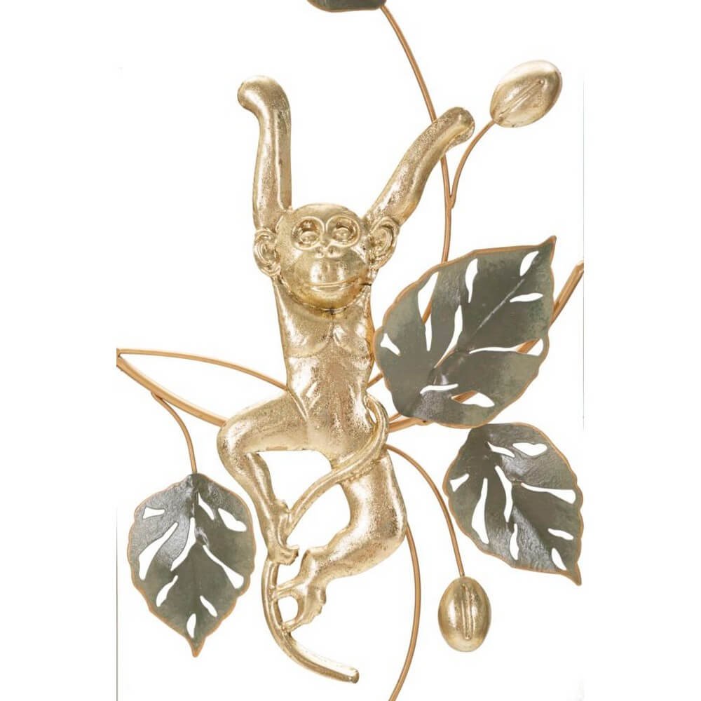 Decorazione Parete Ferro Scimmia cm 28,6X3,8X74,3 - MONKEY
