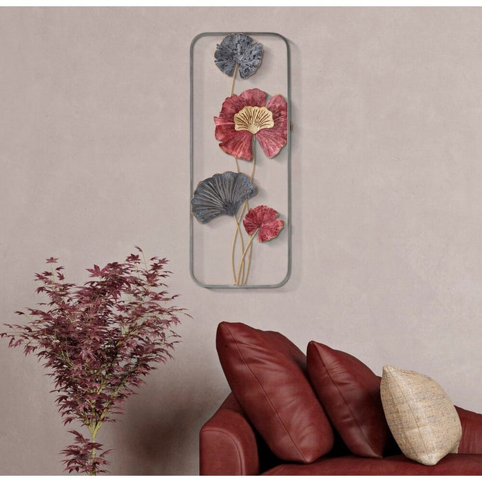 Decorazione Parete Ferro Design cm 28,6X4,4X74,3 - LOBO