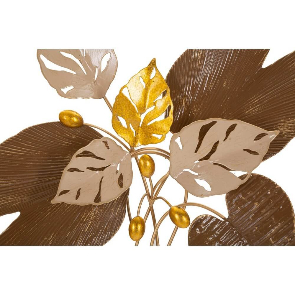 Decorazione Parete Muro Marrone cm 50,2X5,1X50,2 - BROWY