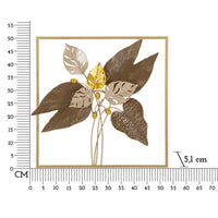 Decorazione Parete Muro Marrone cm 50,2X5,1X50,2 - BROWY