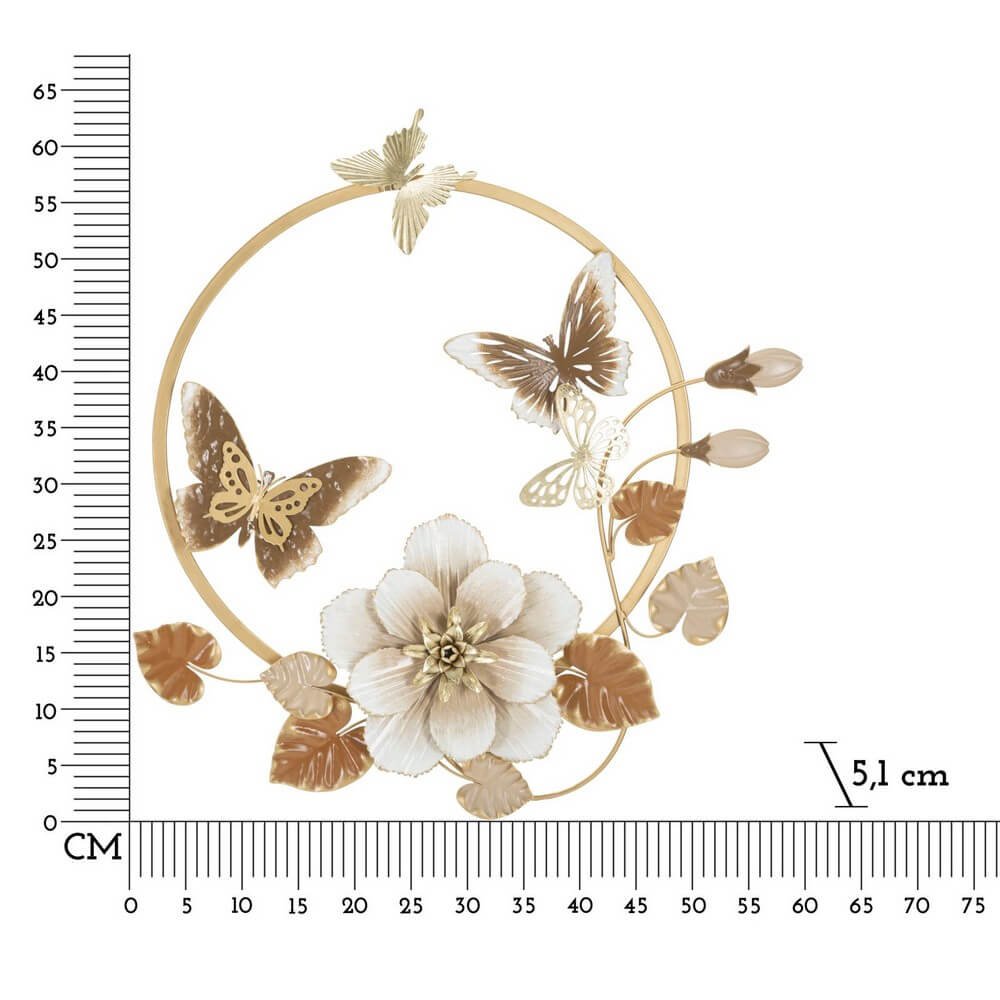 Decorazione Parete Muro Rotondo cm 58,4X5,1X63,5 - ROUNS