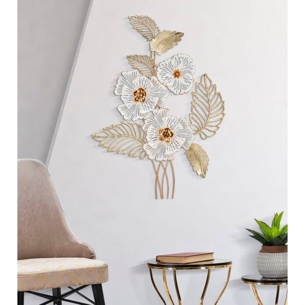 Decorazione Parete Muro Bianco cm 54X6,4X73,7 - WHITY