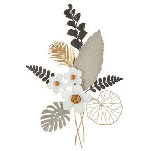 Decorazione Parete Ferro Bouquet cm 71X4X96,5 - BOUQ
