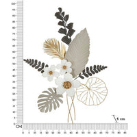 Decorazione Parete Ferro Bouquet cm 71X4X96,5 - BOUQ