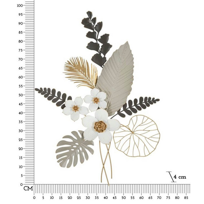 Decorazione Parete Ferro Bouquet cm 71X4X96,5 - BOUQ