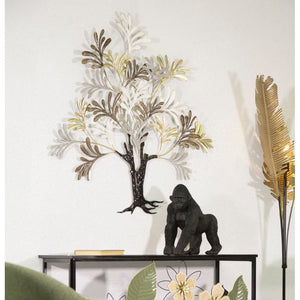 Decorazione Parete Ferro Albero cm 97,2X8,9X100,3 - LIXY