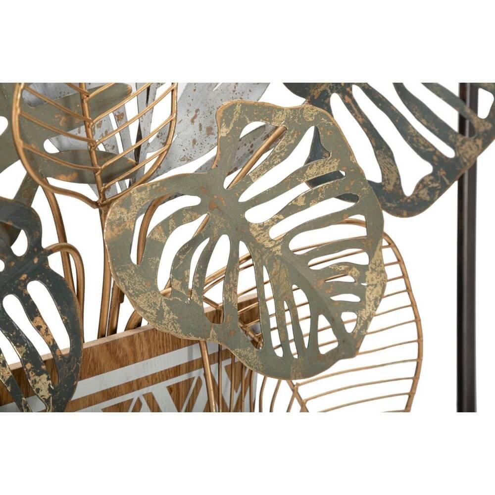 Decorazione Parete Ferro Vaso cm 54X6,4X62,9 - VASO