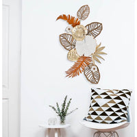 Decorazione Parete Ferro Mazzo di Fiori cm 50,8X7X87 - BOUQUET