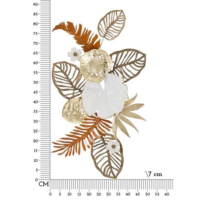 Decorazione Parete Ferro Mazzo di Fiori cm 50,8X7X87 - BOUQUET