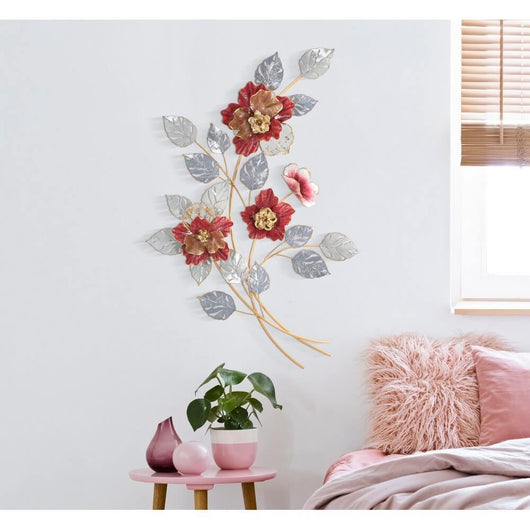 Decorazione Parete Ferro Design cm 68,6X7,6X98,4 - LOVIS