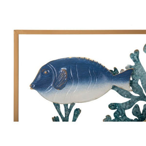 Decorazione Parete Ferro Pesce cm 50,2X3,8X50,2 - FISH