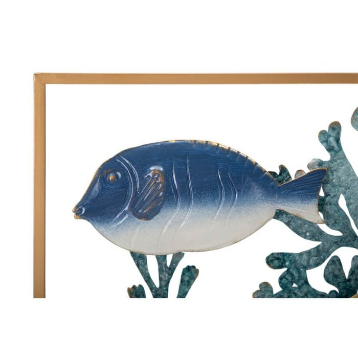 Decorazione Parete Ferro Pesce cm 50,2X3,8X50,2 - FISH
