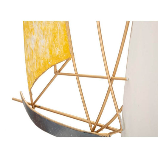 Decorazione Parete Ferro Barchetta Coloratacm 78,7X3,8X97,8 - VELAOLOR