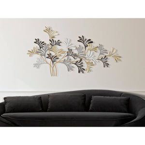 Decorazione Parete Ferro Decorativa cm 130,8X7,6X70,5 - LIXY