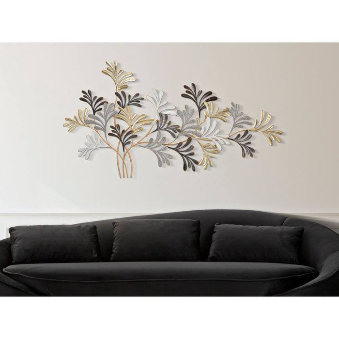 Decorazione Parete Ferro Decorativa cm 130,8X7,6X70,5 - LIXY