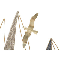 Decorazione Parete Ferro Barchetta cm 123,8X5,1X69,9 - VELA LIGHT