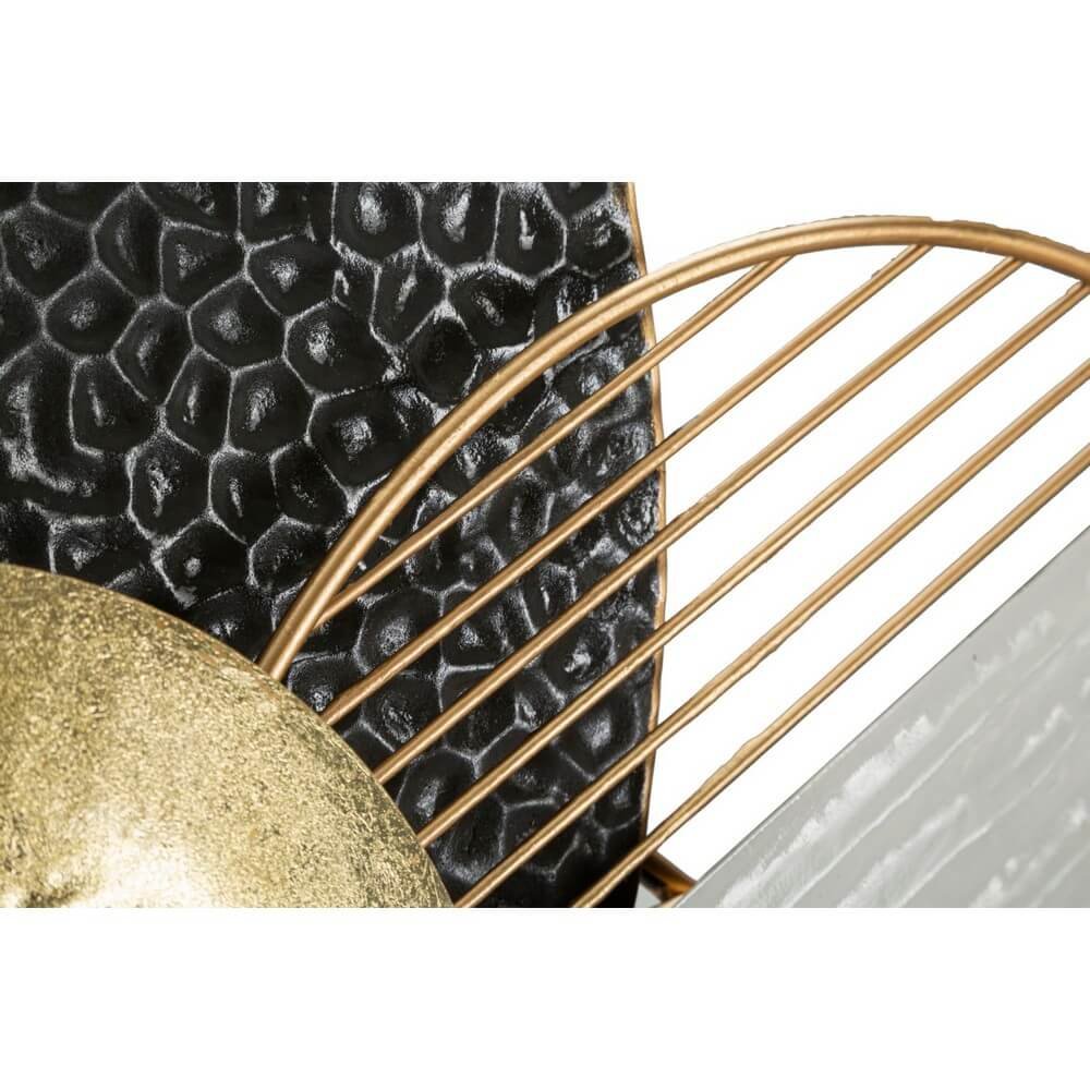 Decorazione Parete Ferro Bolycm 129,5X8,3X53,3 - BOLY