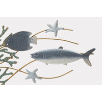 Decorazione Parete Ferro Stella Marina cm 95,3X5X53,3 - STELLA MARINA