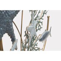 Decorazione Parete Ferro Stella Marina cm 95,3X5X53,3 - STELLA MARINA