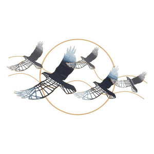 Decorazione Parete Ferro Uccellocm 91X7X50 - BIRD