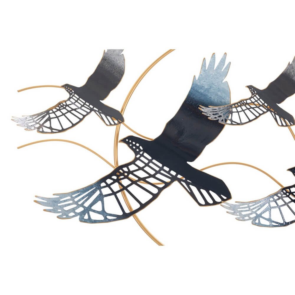 Decorazione Parete Ferro Uccellocm 91X7X50 - BIRD