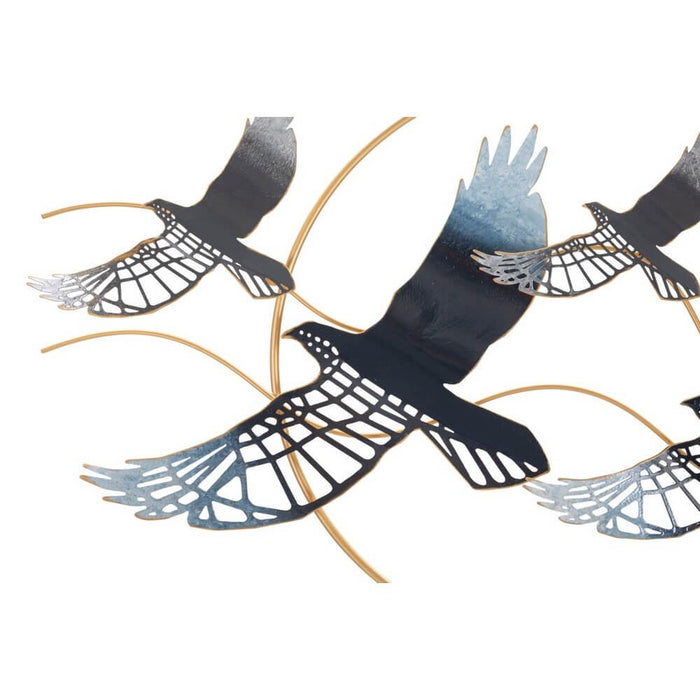 Decorazione Parete Ferro Uccellocm 91X7X50 - BIRD