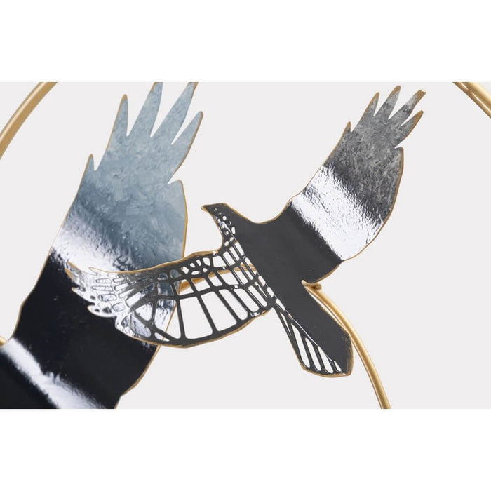 Decorazione Parete Ferro Uccellocm 91X7X50 - BIRD