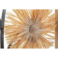 Decorazione Parete Muro Ferro e Legno Vaso cm 40X3,5X80 - VASO