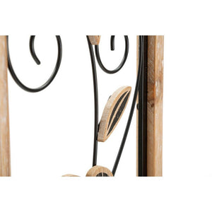 Decorazione Parete Ferro e Legno Komancm 26X2,5X60 - KOMAN