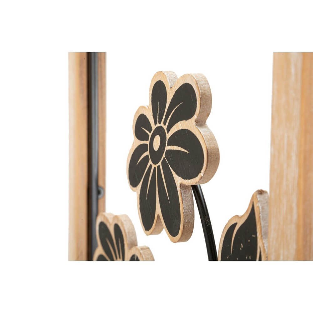 Decorazione Parete Ferro e Legnocm 30X2,5X60 - GIRISH