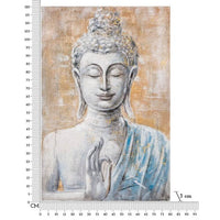Dipinto su Tela Volto di Buddha cm 80X120 Modello B - BUDDHA LIGHT