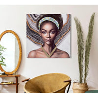 Dipinto su Tela Astratto cm 100X100 Modello B - NAOMI