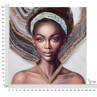 Dipinto su Tela Astratto cm 100X100 Modello B - NAOMI