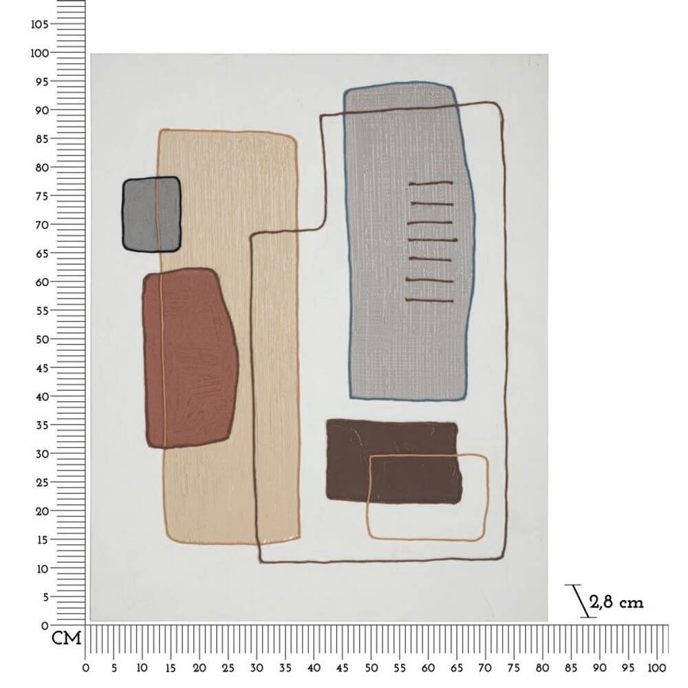 Dipinto su Tela Arte cm 80X100 Modello B - PAINT