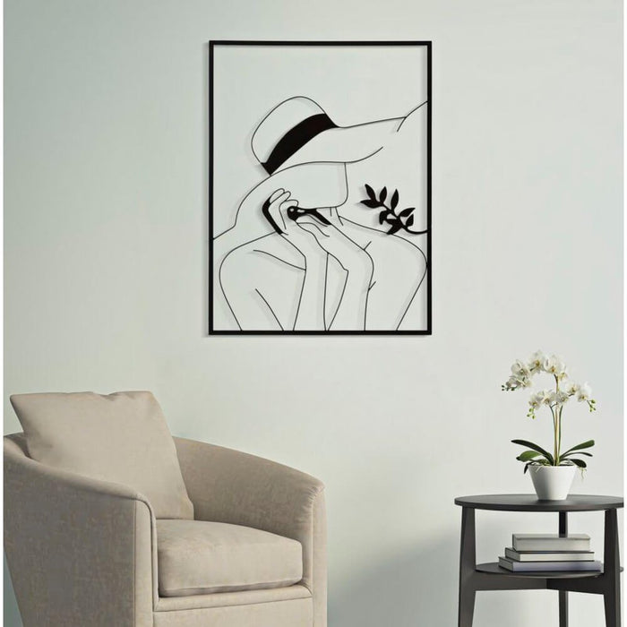 Decorazione Parete Ferro Elegante Modellocm 60X80 - ELEGANT