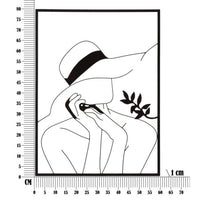 Decorazione Parete Ferro Elegante Modellocm 60X80 - ELEGANT