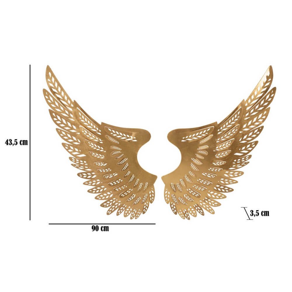 Decorazione Parete Ali Leggere Coppia cm 90X43,5 - ALI LIGHT