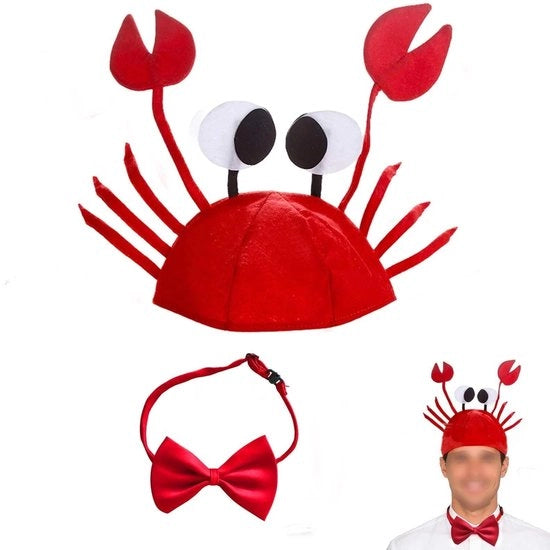 Set a due pezzi di cappello per animali - Adattabile - Cappello per carnevale - Accessori divertenti - Disegno unico - Costume animale