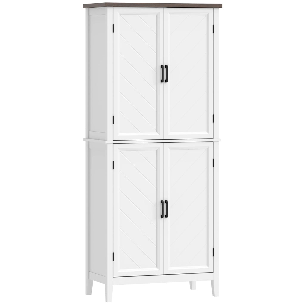 Armadio da cucina con ante ¨C zephmum ¨C bianco 76x40x178.5cm