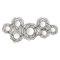 Decorazione Parete Ferro Specchiata cm 121X56 - OSAKA