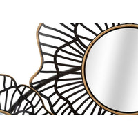 Decorazione Parete Ferro Specchiata cm 121X56 - OSAKA