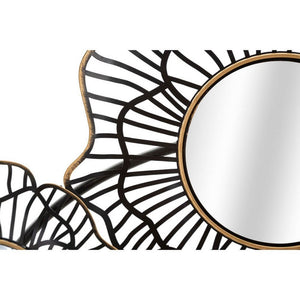 Decorazione Parete Ferro Specchiata cm 121X56 - OSAKA