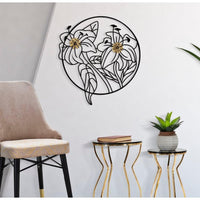 Decorazione Parete Ferro Floreale cm 63X69 - SIMPLY FLOTIS